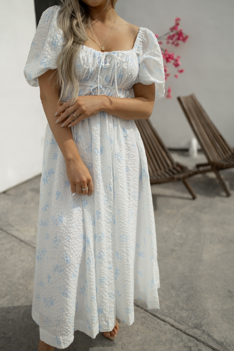 Amore floral milk maid dress – Isle Rae