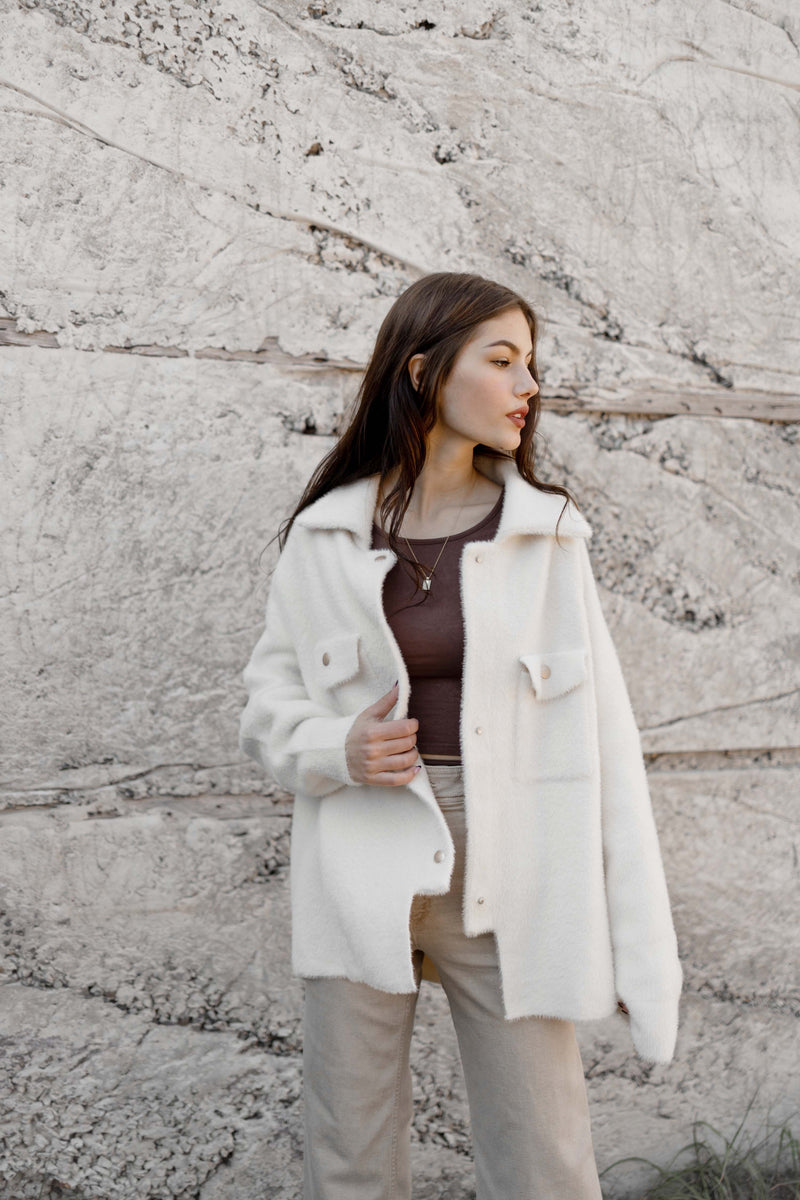 Mink Ivory jacket – Isle Rae