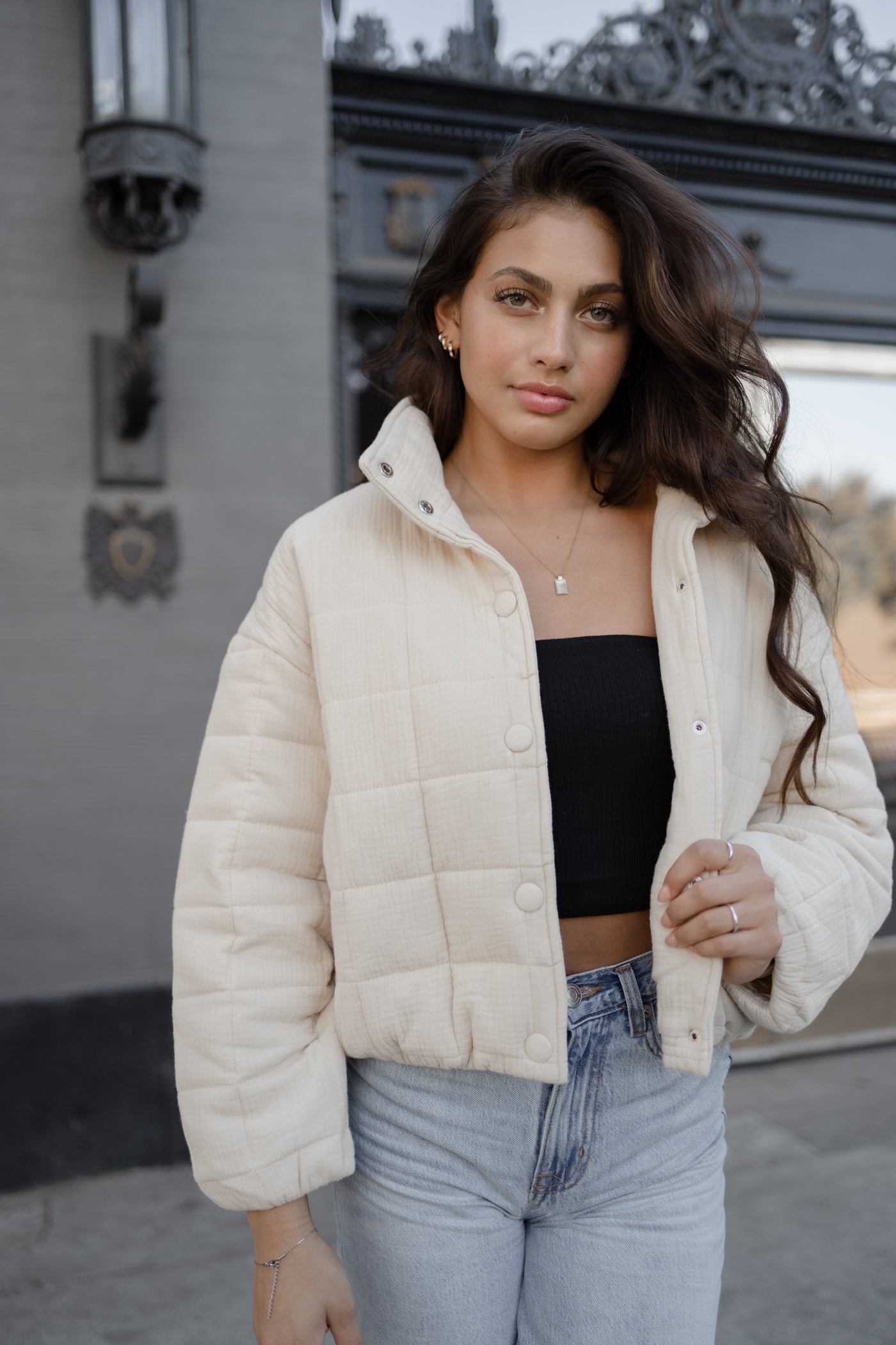 Cotton Daze Quilted Puffer Jacket Large