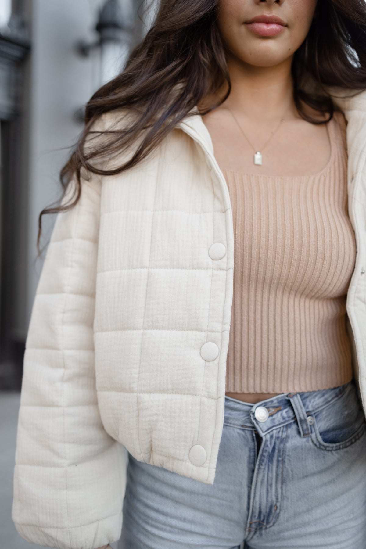 Cotton daze quilted puffer jacket