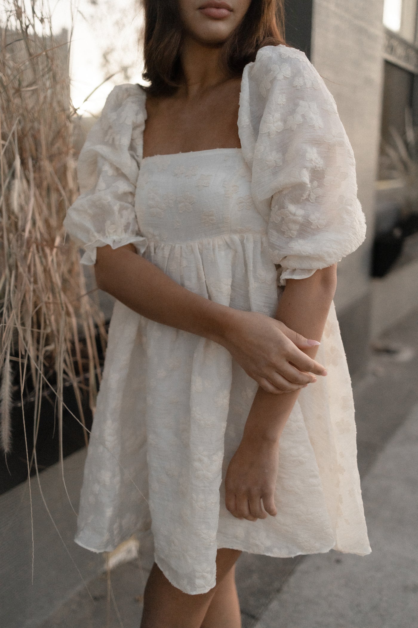 Swiss embroidered babydoll dress Isle Rae Swiss embroidered babydoll dress Isle Rae