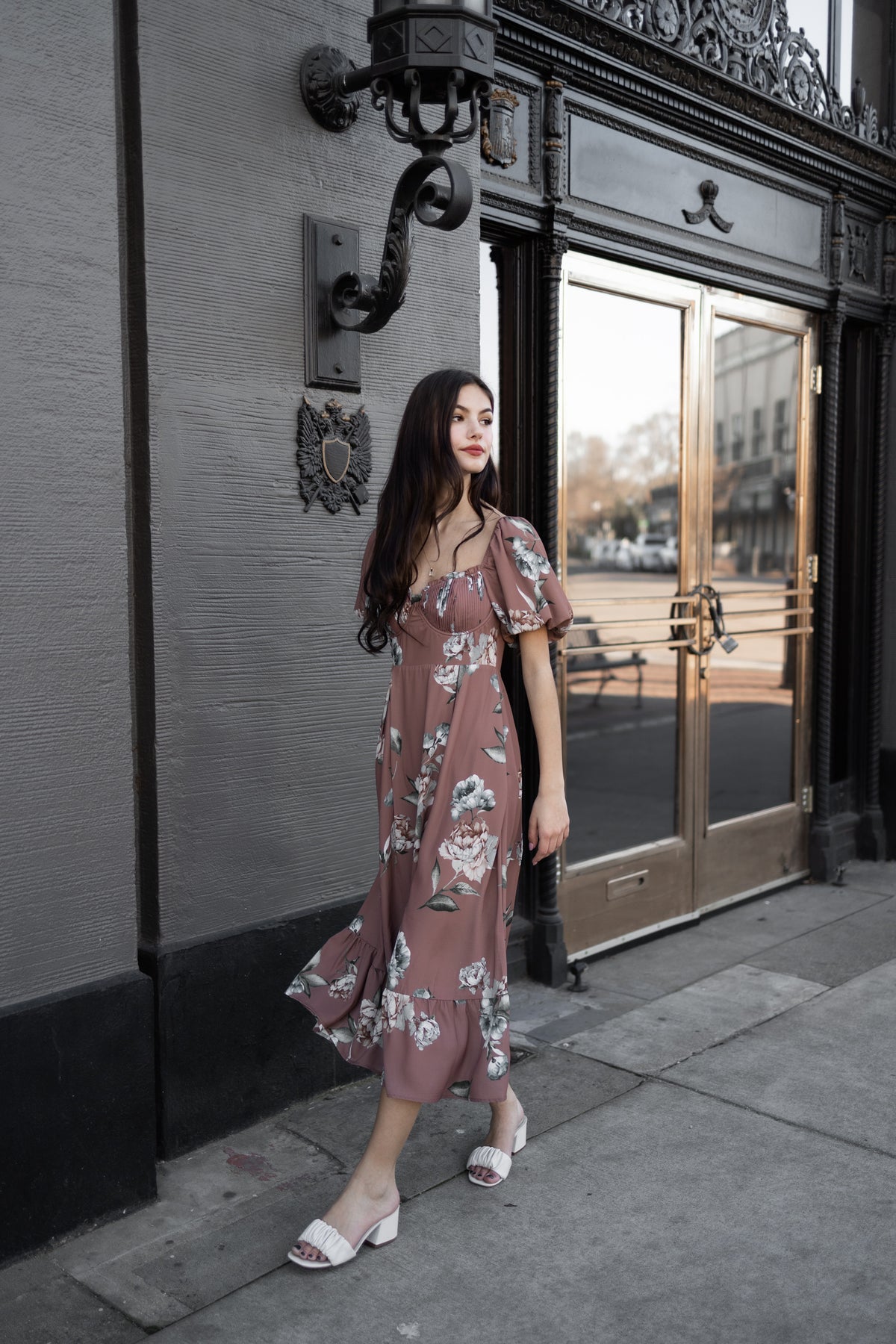 Camilla floral midi