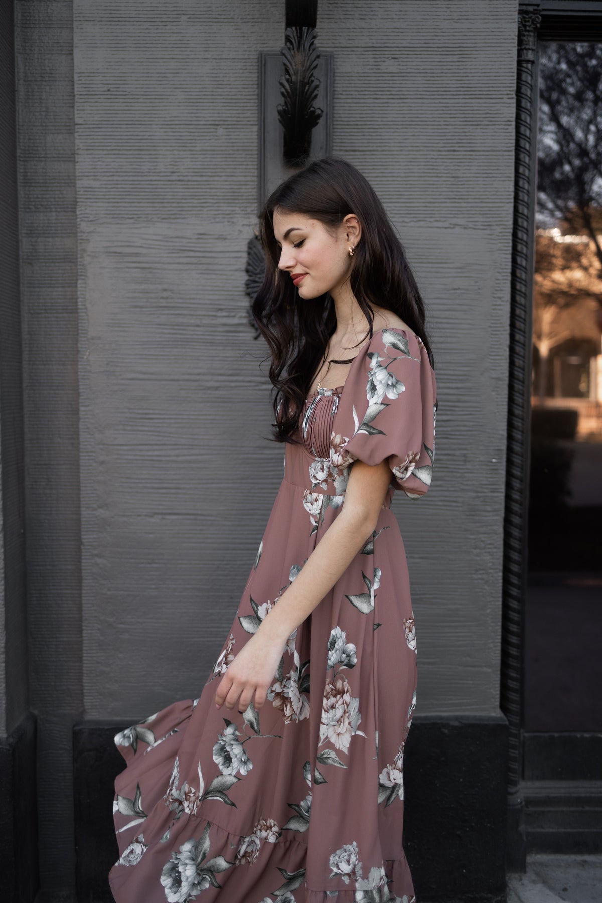Camilla floral midi