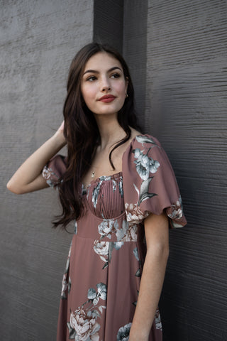 Camilla floral midi