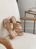Azul nude strap heels